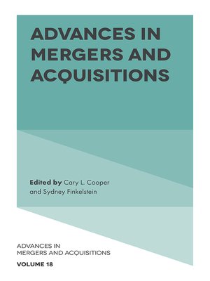 cover image of Advances in Mergers and Acquisitions, Volume 18